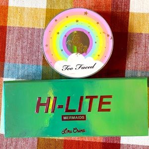 Lime crime and too faced highlighters